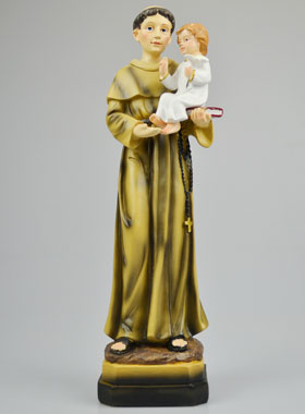 Statue de Saint Antoine en Résine - 30cm (pic 1)
