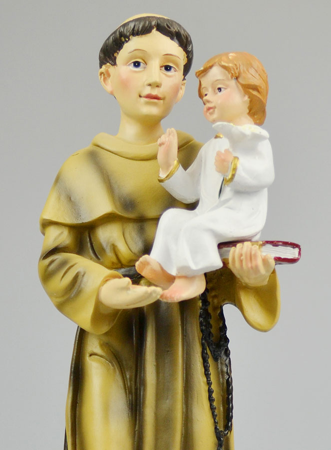Statue de Saint Antoine en Résine - 30cm (pic 4)