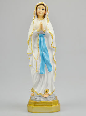 Statue de Notre Dame de Lourdes en Résine - 20cm (pic 1)