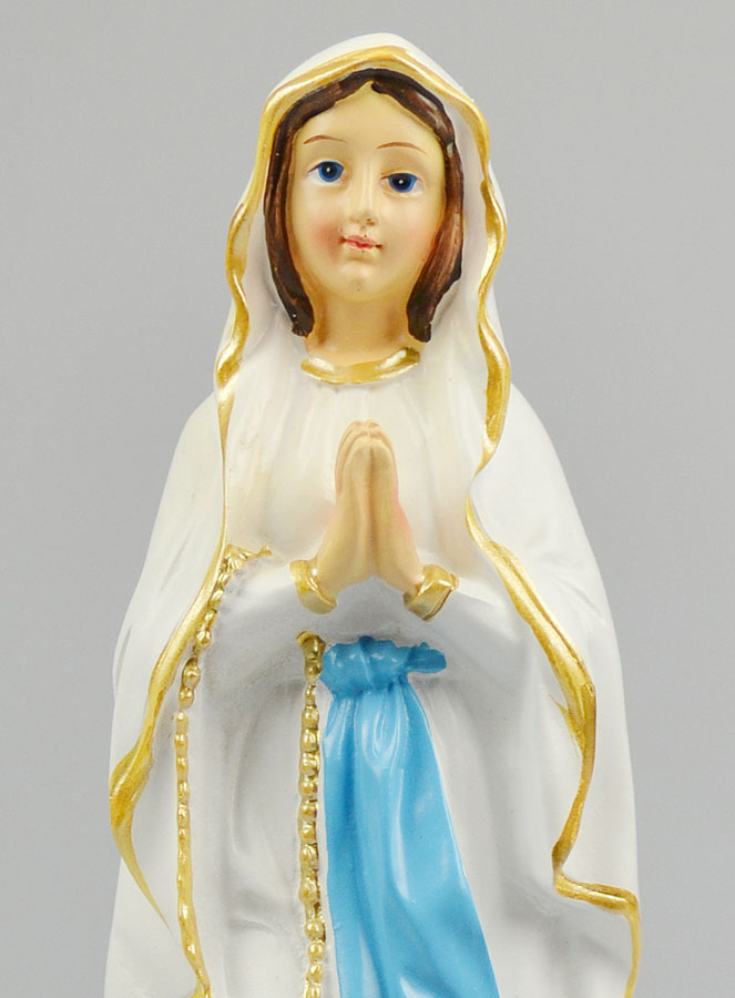 Statue de Notre Dame de Lourdes en Résine - 20cm (pic 4)