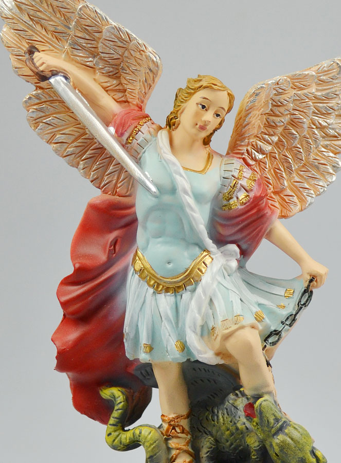 Statue de Saint Michel Archange en Résine - 20cm (pic 3)