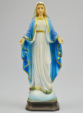 Statue de la Vierge Miraculeuse en Résine - 20cm (pic 1)
