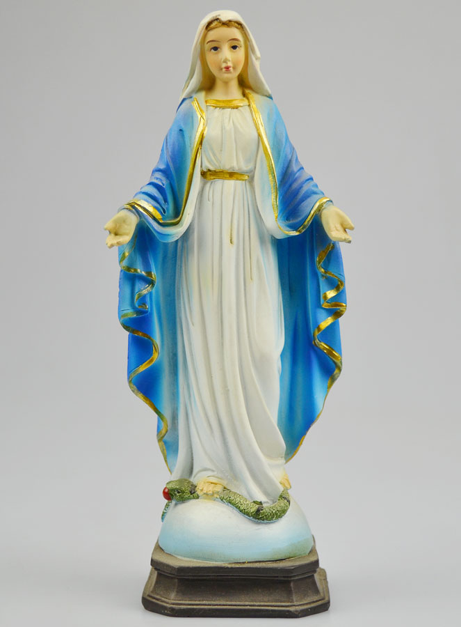 Statue de la Vierge Miraculeuse en Résine - 20cm (pic 2)