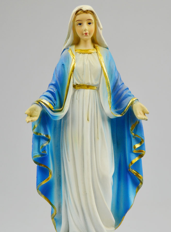 Statue de la Vierge Miraculeuse en Résine - 20cm (pic 3)