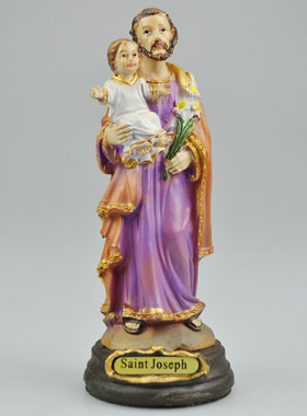 Statue Saint Joseph - 12 cm (pic 1)