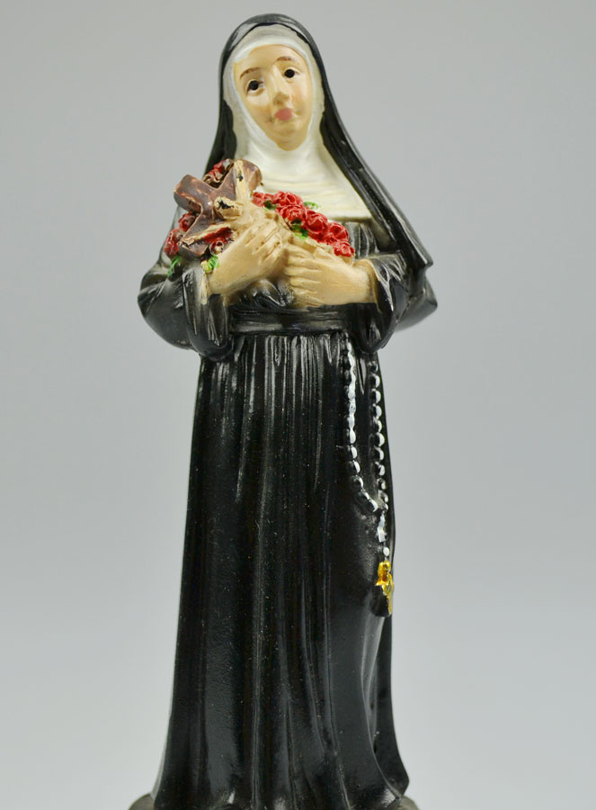 Statue Sainte Rita - 12cm (pic 3)