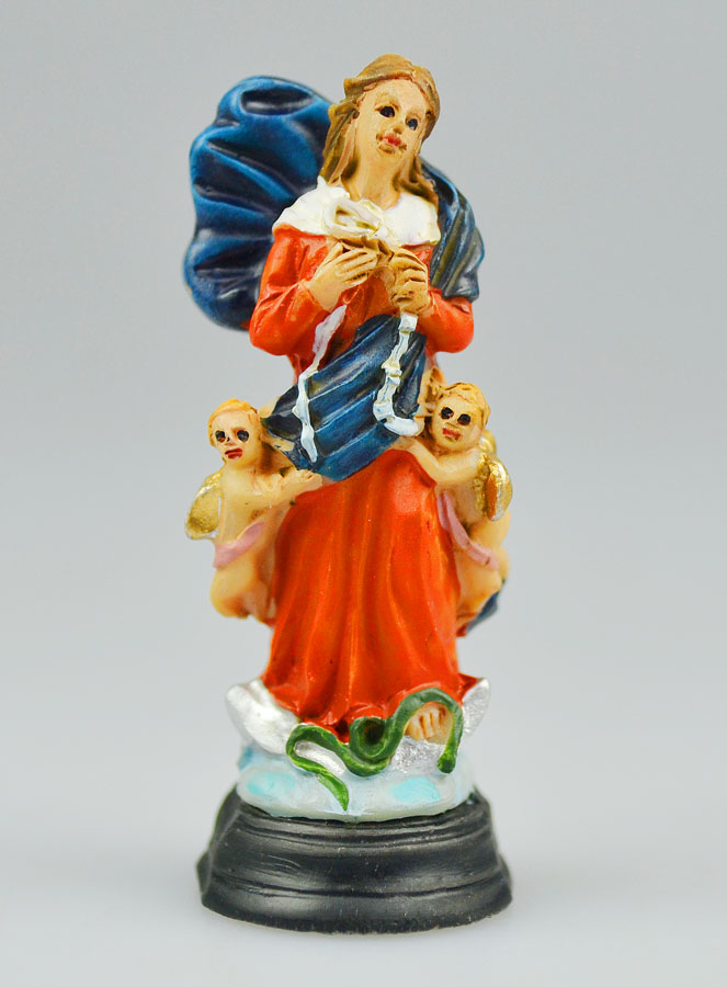Statue Marie qui Défait les Noeuds - 5cm (pic 2)