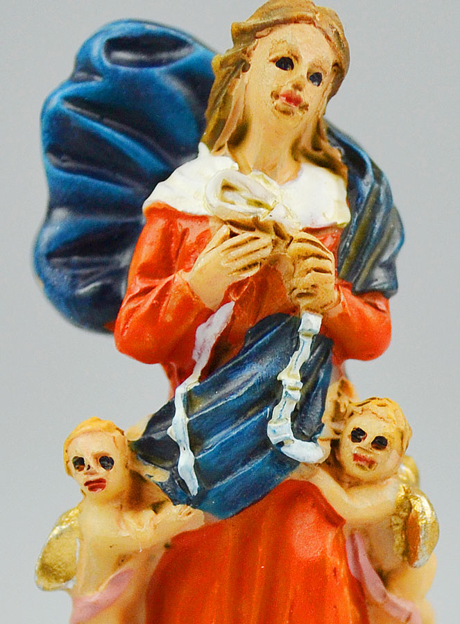 Statue Marie qui Défait les Noeuds - 5cm (pic 4)