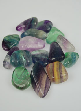 Pierre Roulée Fluorite Multicolore (pic 1)