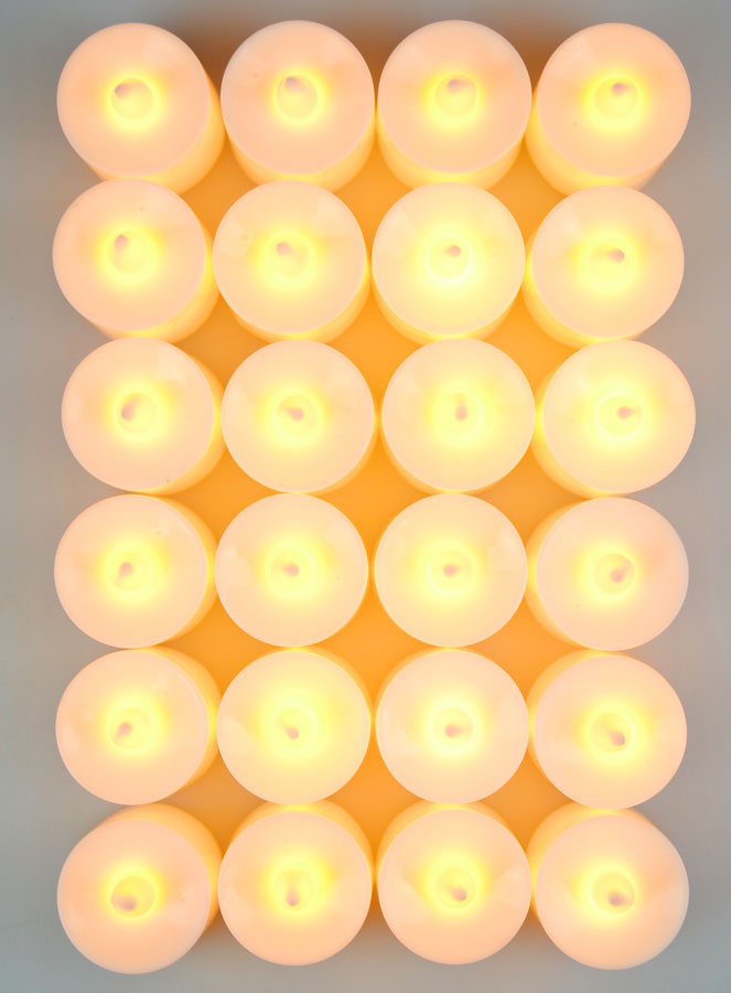Veilleuses Blanches LED à Pile - Lot de 4 (pic 3)