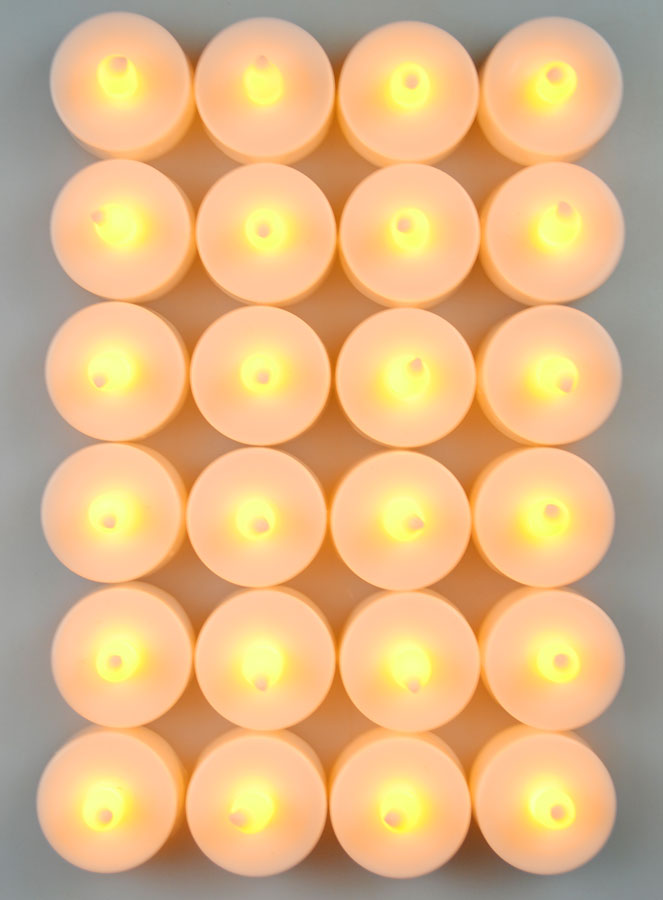 Veilleuses à Pile LED Lot de 4 - Petit Modèle (pic 3)