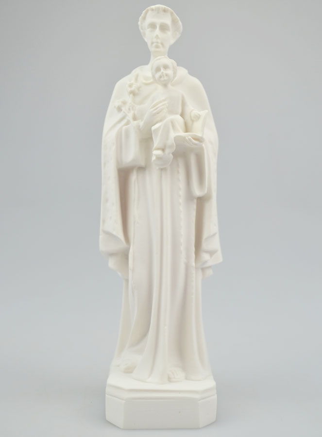 Statue Saint Antoine en Albâtre - 19cm (pic 2)