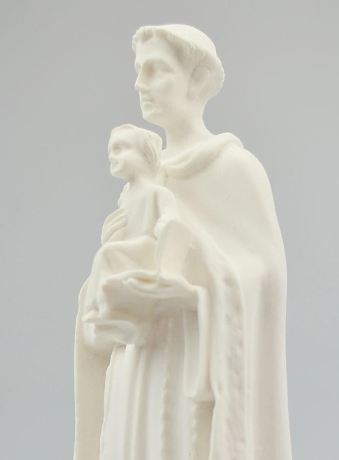 Statue Saint Antoine en Albâtre - 19cm (pic 4)