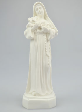Statue Sainte Rita en Albâtre - 19cm (pic 1)