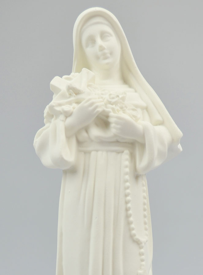 Statue Sainte Rita en Albâtre - 19cm (pic 3)