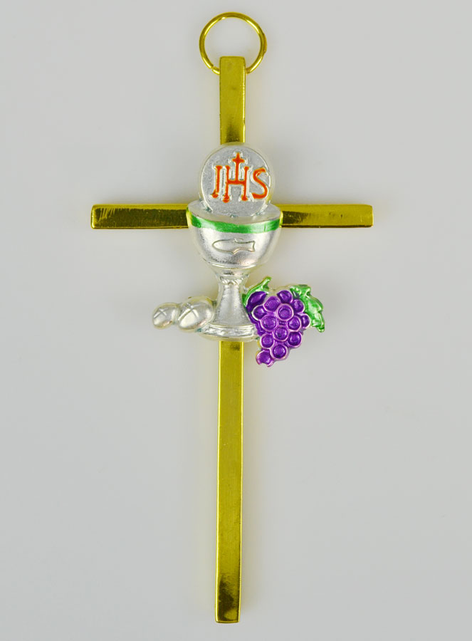Pendentif Croix d'Aube de Communion - 15cm (pic 2)