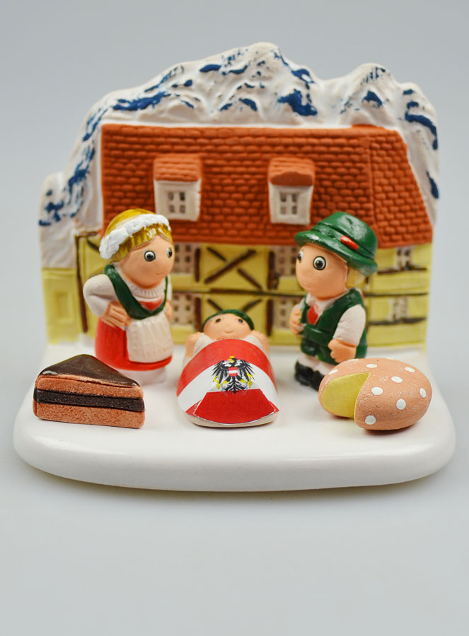 Crèche de Noël du Monde - Nativité Autriche (pic 2)