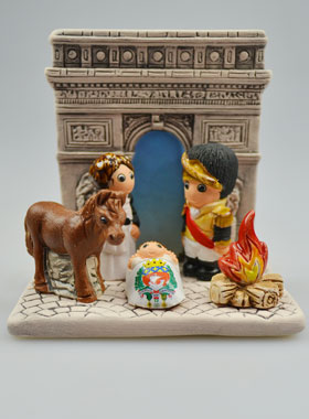 Crèche de Noël du Monde - Nativité Paris: Arc de Triomphe (pic 1)