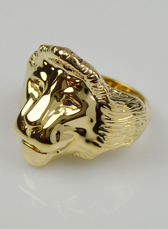 Bague Lion de Juda - Plaqué Or 18k - Taille 58 (pic 4)