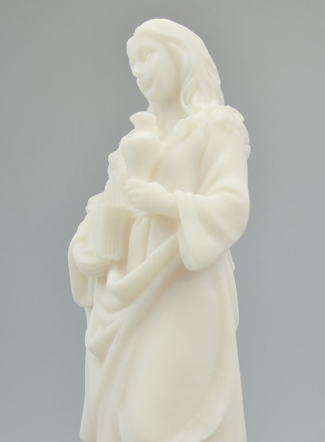 Statue Sainte Marie-Madeleine en Albâtre - 20cm (pic 4)