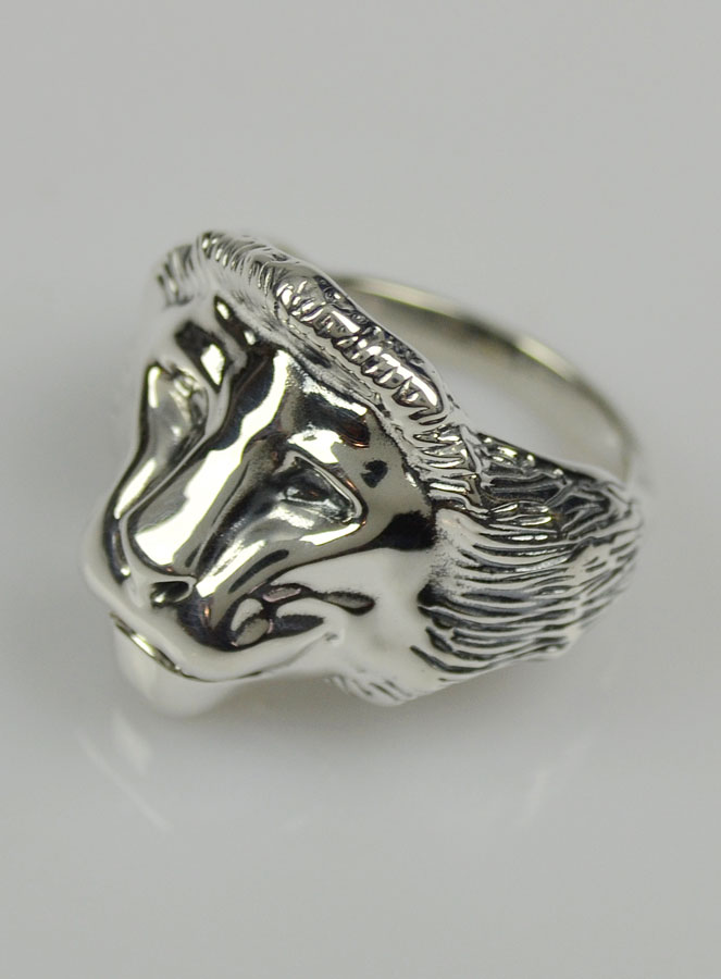 Bague Lion de Juda - Argent Massif - Taille 58 (pic 4)