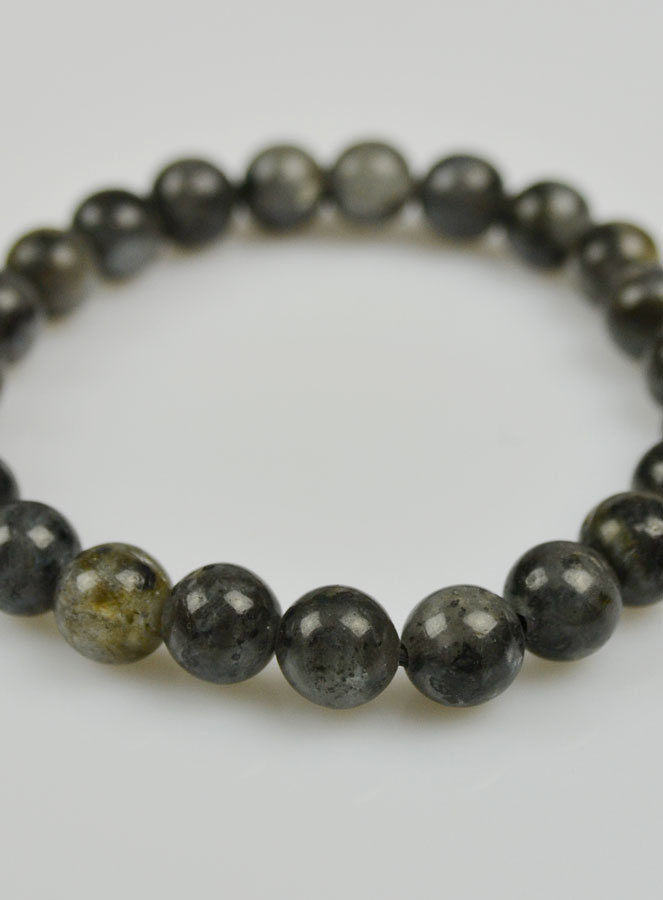 Bracelet en Pierre Naturelle de Larvikite (pic 4)