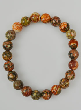 Bracelet en Pierre Naturelle de Jaspe Léopard (pic 1)