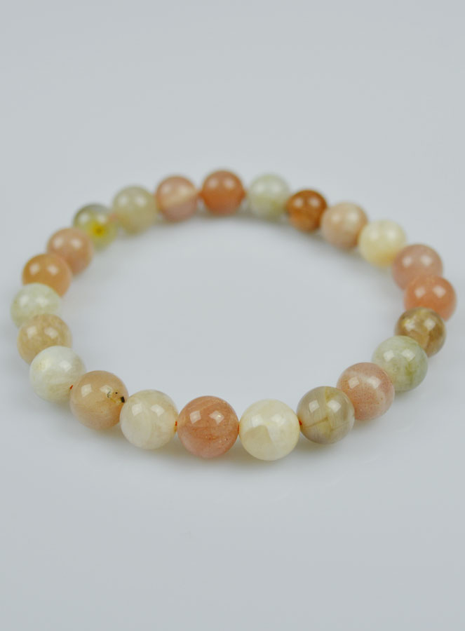 Bracelet en Pierre Naturelle de Pierre Lune Multicolor (pic 3)