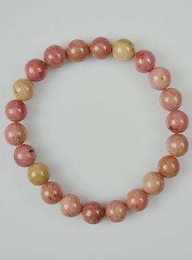 Bracelet en Pierre Naturelle de Rhodonite d'Australie (pic 1)