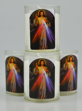 4 Bougies Veilleuse Christ Miséricordieux (pic 1)