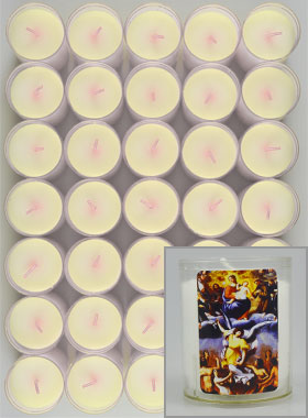 24 Bougies Veilleuse pour les Ämes du Purgatoire (pic 1)