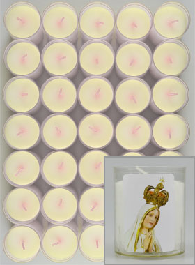 48 Bougies Veilleuse Notre Dame de Fatima (pic 1)