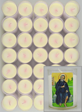 10 Bougies Veilleuse Saint Pérégrin Laziosi (pic 1)