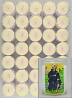 24 Bougies Veilleuse Saint Pérégrin Laziosi (pic 1)