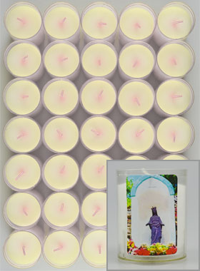 48 Bougies Veilleuse Vierge Noire de l'île de la Réunion (pic 1)