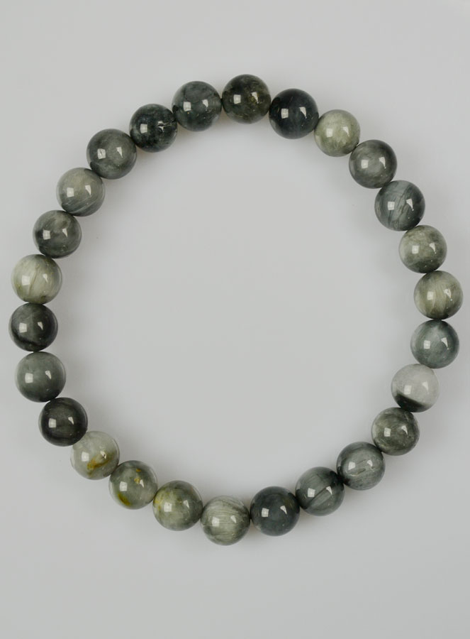 Bracelet en Pierre Naturelle en Tourmaline Oeil de de Chat (pic 2)