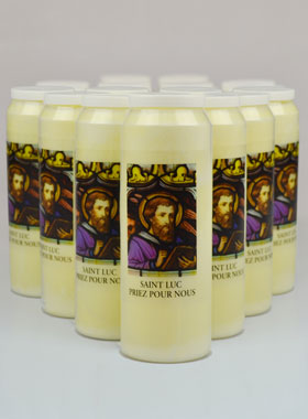 Lot de 20 Bougies de Neuvaine à Saint Luc (pic 1)