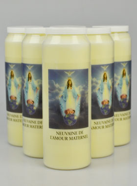 Lot de 6 Bougies de Neuvaine de l'Amour Maternel (pic 1)