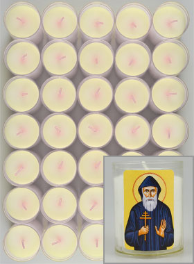 10 Bougies Veilleuse Saint Charbel (pic 1)