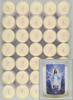10 Bougies Veilleuse Vierge de l'Amour Maternel (pic 1)