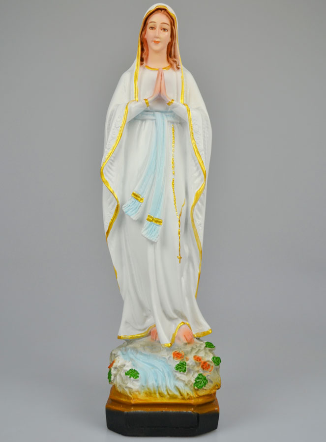 Statue de Notre Dame de Lourdes - 30cm (pic 2)