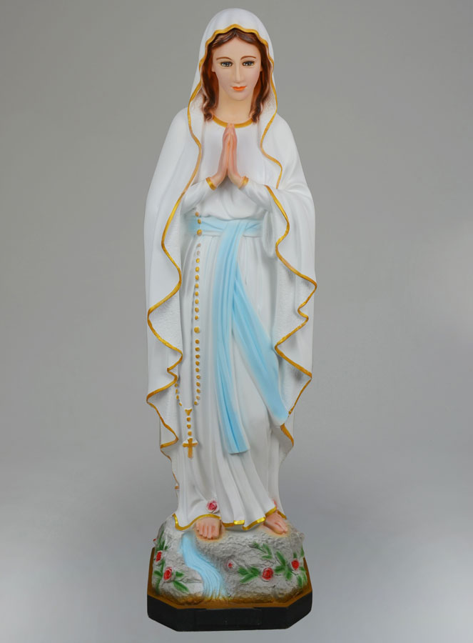 Statue de Notre Dame de Lourdes - 80cm (pic 2)