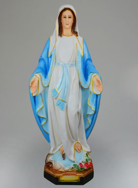 Grande Statue de la Vierge Miraculeuse - 1M (pic 1)
