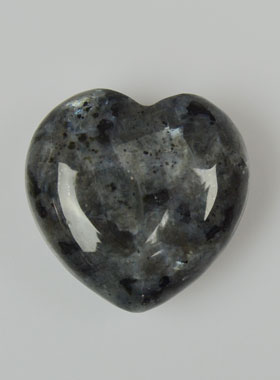 Pierre Coeur en Larvikite - 30mm (pic 1)