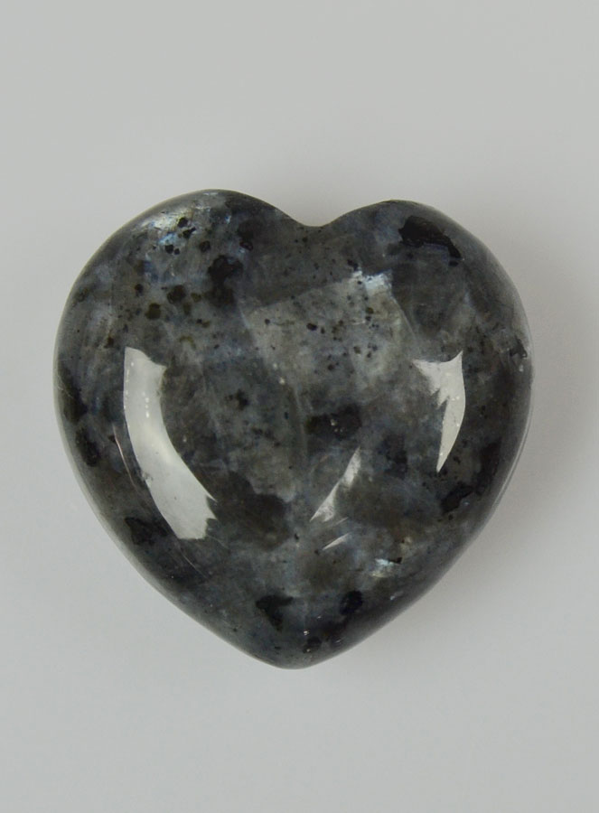 Pierre Coeur en Larvikite - 30mm (pic 2)