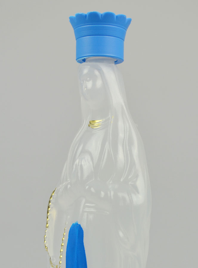 Statue Bouteille Notre Dame de Lourdes avec Eau de Lourdes - 17cm (pic 4)