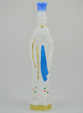 Bouteille Notre Dame de Lourdes avec Eau de Lourdes - 23cm (pic 1)
