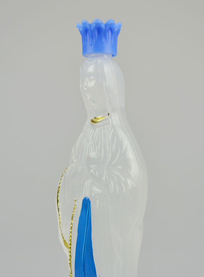 Bouteille Notre Dame de Lourdes avec Eau de Lourdes - 23cm (pic 4)