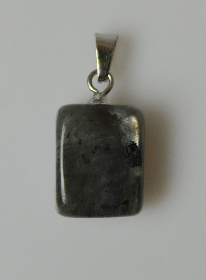 Pendentif en Pierre de Larvikite - 10mm (pic 2)