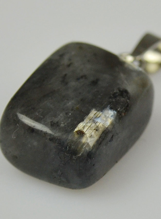 Pendentif en Pierre de Larvikite - 10mm (pic 4)